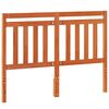 vidaXL T&ecirc;te de lit cire marron 135 cm bois massif de pin