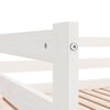 vidaXL Lit coulissant sans matelas blanc 2x(90x200) cm