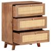 vidaXL Buffet 61x35x76 cm Bois de manguier massif
