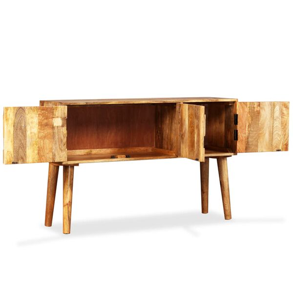 vidaXL Buffet Bois massif de manguier 118x35x75 cm