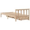 vidaXL Cadre de lit sans matelas 90x200 cm bois de pin massif