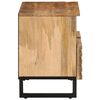 vidaXL Meuble TV 70x34x46 cm bois massif de manguier brut