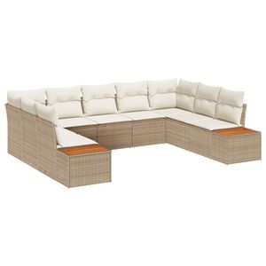 vidaXL Ensemble de canap&eacute; de jardin 5 pc 9-Nombre de places