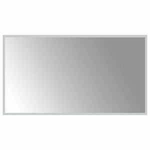 vidaXL Miroir de salle de bain LED Transparent 90 x 50 cm verre tremp&eacute;