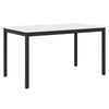 vidaXL Table de salle &agrave; manger / Table de repas Blanc 150 x 90 x 75 cm