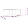 vidaXL Lit sur&eacute;lev&eacute; de jardin 360x40x80 cm acier corten