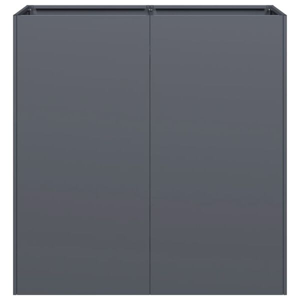 vidaXL Jardini&egrave;re anthracite 80x40x80 cm acier lamin&eacute; &agrave; froid