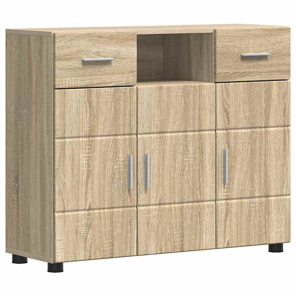 vidaXL Cabinet en Bois avec tiroir Ch&ecirc;ne Sonoma 88,5 x 30,5 x 73 cm