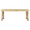 vidaXL Table de jardin 200x79x75 cm Bois de pin impr&eacute;gn&eacute;