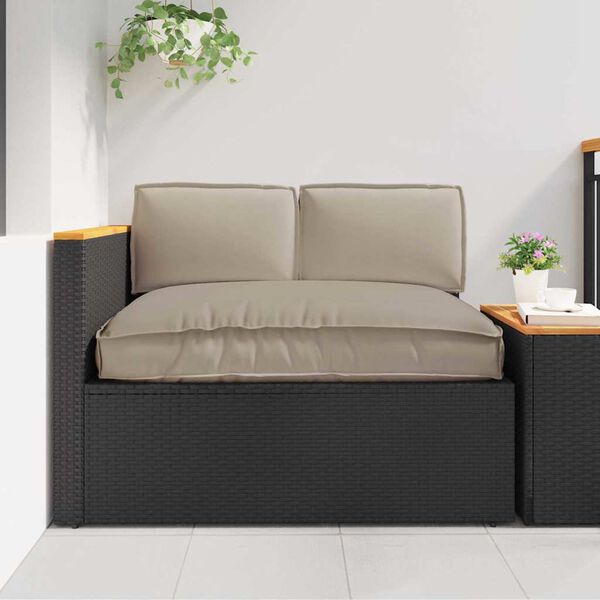 vidaXL Ensemble de coussins 3 pcs Taupe Tissu Oxford