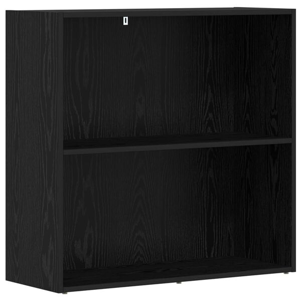 vidaXL &Eacute;tag&egrave;re Ch&ecirc;ne noir 60 x 30 x 76.5 cm Bois d'ing&eacute;nierie