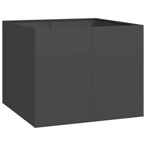 vidaXL Jardini&egrave;re noir 100x100x80 cm acier