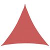 vidaXL Voile d'ombre 2 x 2 x 2 m HDPE Triangulaire Terre cuite