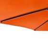 vidaXL Parasol de jardin avec m&acirc;t en acier terre cuite 225x225x212 cm