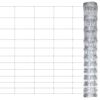 vidaXL Cl&ocirc;ture de jardin Acier galvanis&eacute; 50 m 150 cm Argent&eacute;