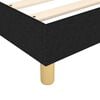 vidaXL Sommier &agrave; lattes de lit avec matelas Noir 160x200 cm Tissu