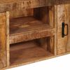 vidaXL Meuble TV Marron 120 x 30 x 50 cm Bois d'acacia massif