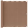 vidaXL &Eacute;cran de balcon 90 x 800 cm HDPE et Aluminium Rectangulaire
