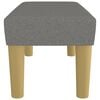 vidaXL Banc Gris foncé 70x30x30 cm Tissu