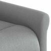 vidaXL Fauteuil inclinable Gris clair Tissu