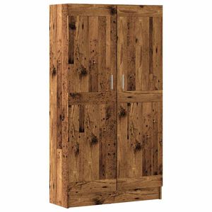 vidaXL Biblioth&egrave;que vieux bois 82,5x30,5x150 cm bois d'ing&eacute;nierie
