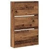 vidaXL Cabinet &agrave; chaussures 80 x 21 x 125,5 cm Bois d'ing&eacute;nierie