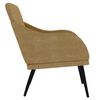 vidaXL Fauteuil Marron 63x76x80 cm Velours