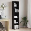 vidaXL Biblioth&egrave;que Ch&ecirc;ne noir 40x30x189 cm Bois d'ing&eacute;nierie