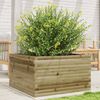 vidaXL Jardini&egrave;re 80x80x45,5 cm bois de pin impr&eacute;gn&eacute;