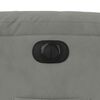 vidaXL Fauteuil inclinable électrique gris clair tissu microfibre