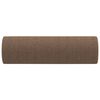 vidaXL Coussins décoratifs lot de 2 Marron Ø15x50 cm Tissu