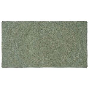 vidaXL Tapis de surface Vert olive 100 x 200 cm Jute