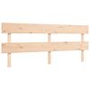 vidaXL Cadre de lit sans matelas 200x200 cm bois massif