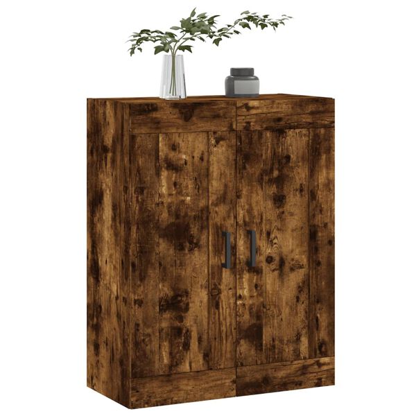 vidaXL Armoire murale ch&ecirc;ne fum&eacute; 69,5x34x90 cm bois d'ing&eacute;nierie