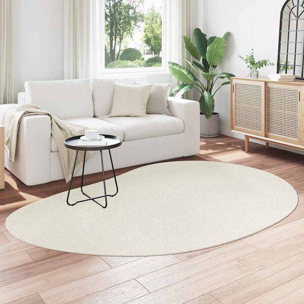 vidaXL Tapis de surface HUARTE Cr&egrave;me 160 x 230 cm Polyester