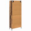 vidaXL Haut Armoire 2 pcs Bois Ancien Bois d'ing&eacute;nierie
