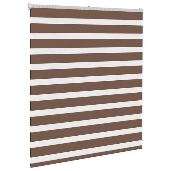 vidaXL Store z&egrave;bre marron 130x100cm largeur du tissu 125,9cm polyester