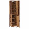 vidaXL Haut Armoire Bois Ancien 69,5 x 34 x 180 cm Bois d'ing&eacute;nierie