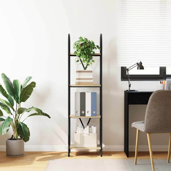 vidaXL &Eacute;tag&egrave;re Ch&ecirc;ne Sonoma 40 x 30 x 146 cm Bois d'ing&eacute;nierie