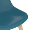 vidaXL Ensemble de salle &agrave; manger 5 pcs Turquoise
