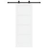 vidaXL Porte coulissante ORKDAL Blanc 78 x 202 cm Pin massif