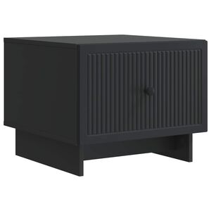 vidaXL Table basse Noir 49 x 50 x 40 cm Bois d'ing&eacute;nierie
