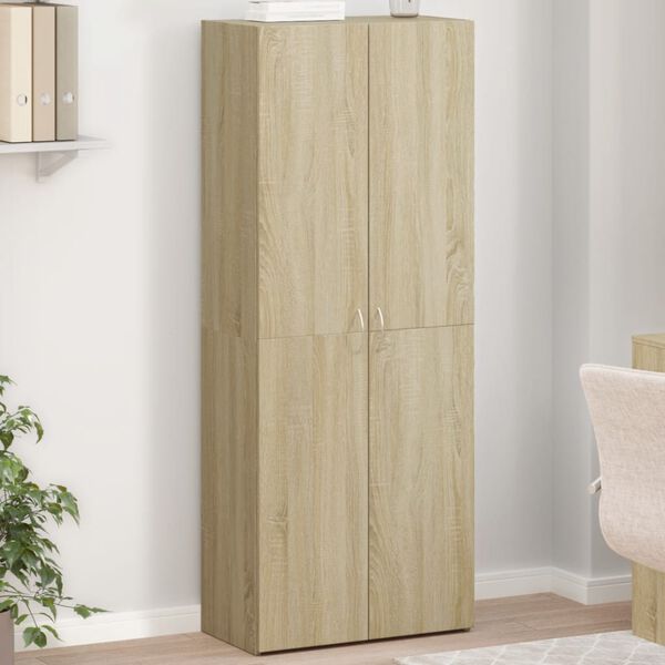 vidaXL Armoire de classement ch&ecirc;ne sonoma 60x32x153 cm bois ing&eacute;nierie