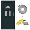 vidaXL Porte Frontale 98 x 198 cm PVC Anthracite