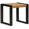 vidaXL Table basse Marron 40 x 40 x 38 cm Bois de mangue massif