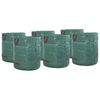vidaXL Sacs &agrave; D&eacute;chets de Jardin 12 pcs Vert 67 x 67 x 75,5 cm