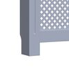 vidaXL Cache-radiateur MDF Gris 78 cm