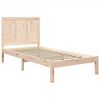 vidaXL Cadre de lit sans matelas 75x190 cm bois de pin massif
