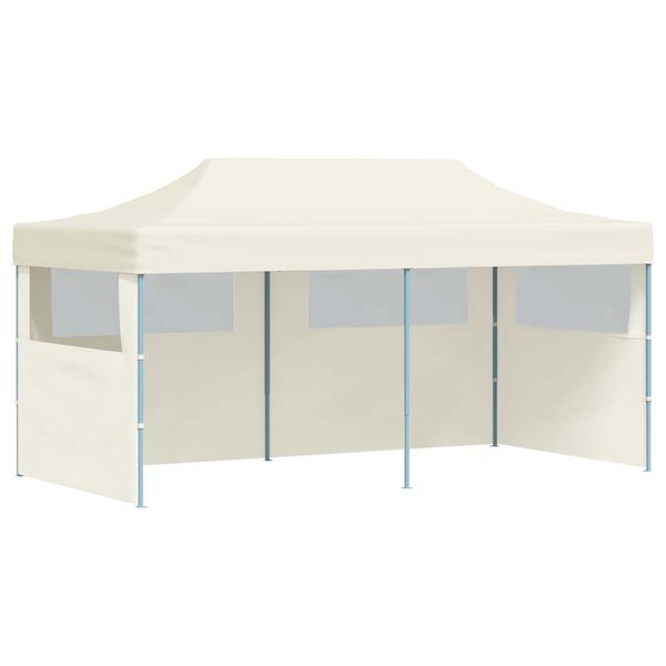 vidaXL Tente de f&ecirc;te Cr&egrave;me 291 x 580 x 315 cm Tissu Oxford