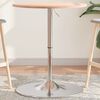 vidaXL Table de bar &Oslash;60x89,5 cm bois massif de h&ecirc;tre